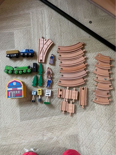 Thomas wooden train set - set, &