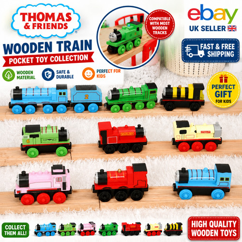 Wooden train toy - toy, thomas